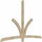 Ekena Millwork Davenport Rough Sawn Timber Gable Bracket, Douglas Fir, 96"W x 64"H x 2"D x 4"F, 16/12 Pitch GBW096X64X0204DAV00RDF - alternate 3